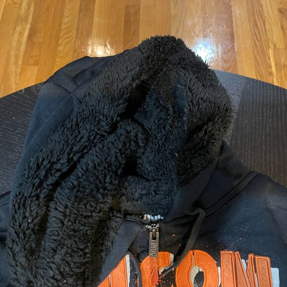 Volcom Black Hoodie - Thick for the cold winter - Picture 3 of 4